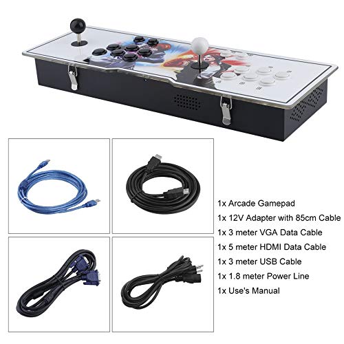 Simoner Classic 800 in 1 Video Arcade Games Console, Home TV Double Stick Arcade Console Fight Games Gamepad Machine w/VGA HDMI USB Connector for TV Monitor VGA HDMI Output