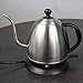 Electric Gooseneck Kettle for Pour Over Coffee & Tea, Stainless 18/10 Steel Drip Teapot (1 Liter) by Procizion