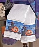 Set of 2 Halloween Witch Guest Towels