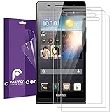 Fosmon Crystal Clear Screen Protector Shield for Huawei Ascend P6 - 3 Pack