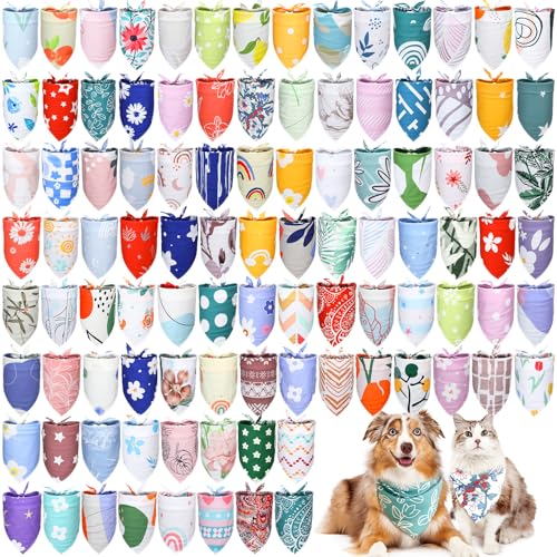 Huhumy Boho Dog Bandanas for Medium Large Dogs