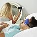 Bedtime Bliss Cotton Blend Adult Blue Solid Sleep Mask