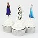 24 Pieces Frozen Cake Cupcake Decorative Cupcake Topper for Kids Birthday Party Themed Party