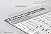Bodyweight Exercise Poster - Total Body Fitness - Laminated - Home Gym Workout Poster - Bodyweight Exercises - Tone Your Legs, Arms, Abs, Core, Butt - Fitness Chart - Exercise Programs 19X27