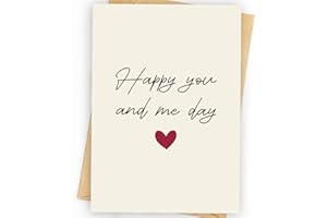 WOWBEFUN Valentine Day Gifts & Card | Anniversary Card to Husband | Funny Anniversary Card & Gifts for Women, Men, Husband, Wife, Him, and Her | Happy Anniversary Decorations