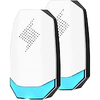 Pestchaser Ultrasonic Rodent Repeller - 2-Pack Mosquito Deterrents - Indoor Ultrasonic Pest Control - Rat Deterrent - Plug-in