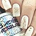 Winstonia Christmas Holiday Nail Art Stamping Image Plate Festive Winter Manicure - Jingle All The Way