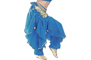 BellyLady Belly Dance Harem Pants Tribal Baggy Arabic Halloween Pants
