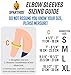 Sparthos Elbow Compression Sleeves (Pair) – Tennis and Golfer's Elbow Support – Elbow Brace for Men and Women – Made from Innovative Breathable Elastic Blend