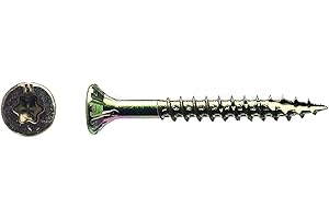 Big Timber 1YTX8112#8 by 1-1/2 T-20-drive bit Gold Star Flat Head Interior Screws,(198 per Box)