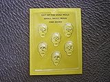 Small Flat Back Sugar Skull Chocolate Candy Mold - Day of the Dead Sugar Skulls, Candy Skulls