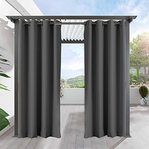 Outdoor Curtains For Patio Firsthomer Privacy Outdoor Blackout