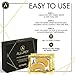 ALLUREY 24K Gold Collagen Eye Mask, Best Eye Care, Anti-aging and Anti-wrinkle Effect, Moisturizes, Reduces Puffiness and Dark Circles, Under Eye Patches (15 Pairs)thumb 4
