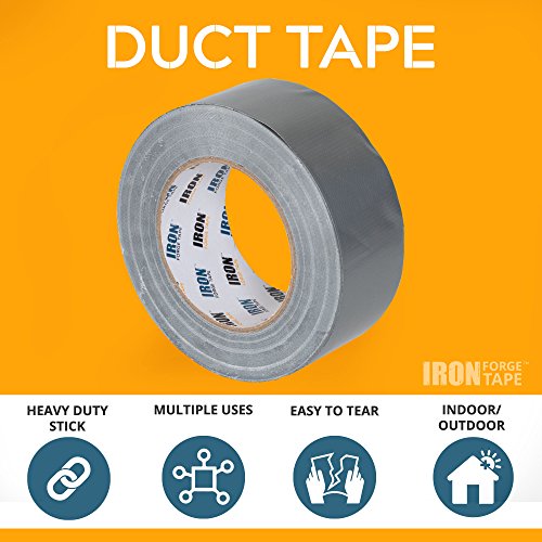 Duct Tape Roll 3 Pack for HVAC, Air Ducts & More - 1.88 Inch x 55 Yards