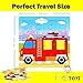 Set of 4: 9 Piece Wooden Emergency 911 Vehicles Puzzles. Kids Colorful Educational Jigsaws include Fire Truck, Ambulance, Police Car and Helicopter. For preschoolers over 3 years, by INTELLITOYZ