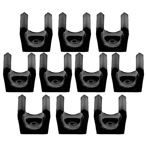 ZHUOTOP 10pcs Billiards Snooker Cue Locating Clip Holders for Pool Cue Racks