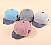 Baby Boy Baseball Cap Striped Sunhat Letter Sun Protection Hat,Sun Hat for Baby Boy and Baby Girl (1, Blue Gray Black red)