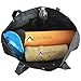 AURORAE Yoga Mat Tote Bag, Extra Wide to Fit Most Yoga Mats and Accessories, in Black Heavy Duty Polyester