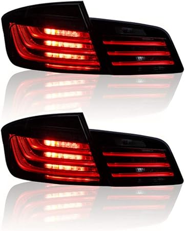 Amazon 新しいled灯台アセンブリfor Bmw 5 Series F10 F18 11 16 Ledバックライトブレーキ バックライトバックリアライトランプdrl車のテールライト For Bmw 5シリーズf10 F18 1年間の保証 1ペア ブレーキ テールランプ 車 バイク