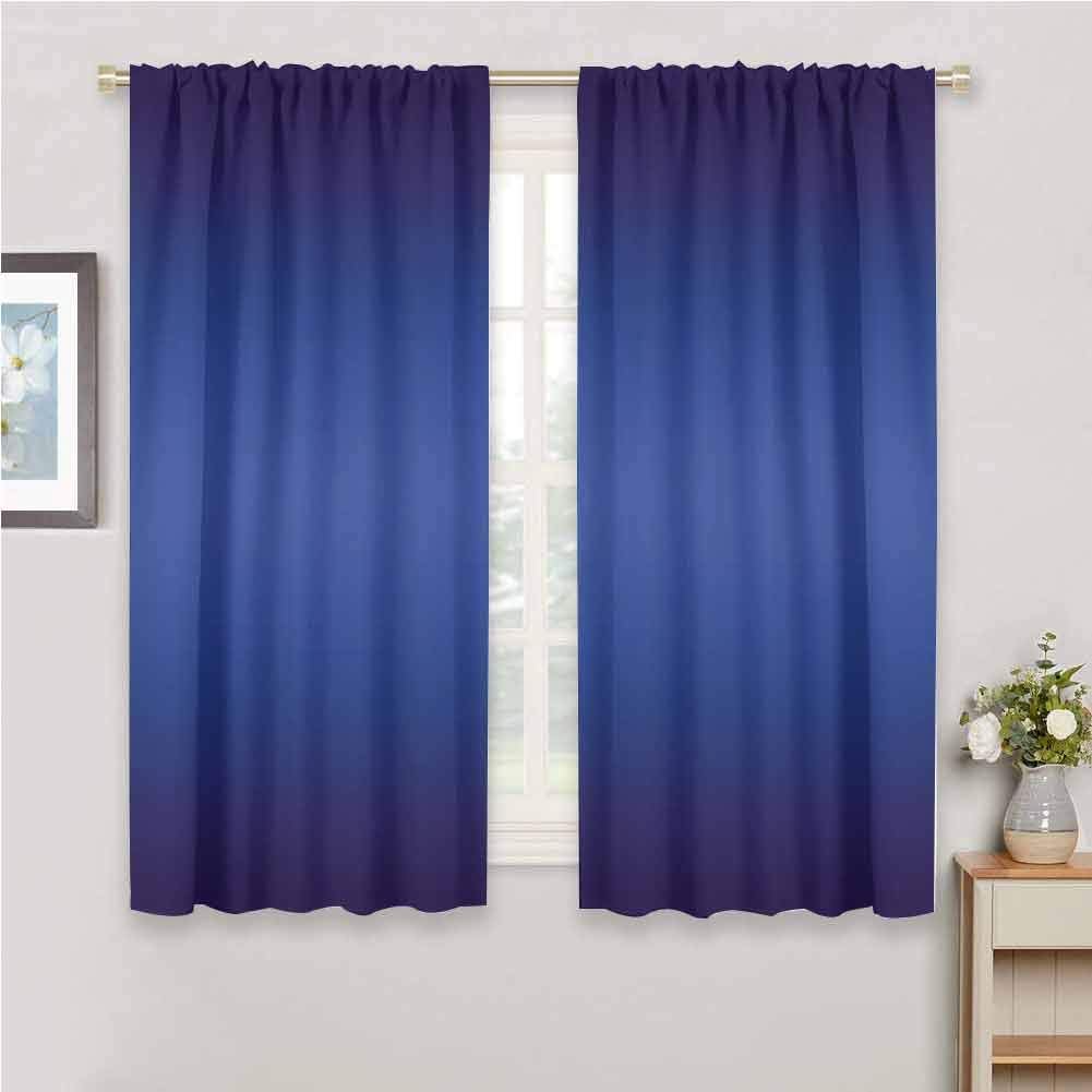 GUUVOR Ombre for Bedroom Blackout Curtains Night Sky Inspired Royal