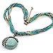 Womens Necklace, Gillberry Bohemian Jewelry Statement Necklaces Women Rhinestone Gem Pendant Collar