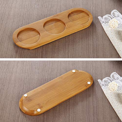 Ceramic Spice Jars Set Porcelain Condiment Container with Bamboo Lids and Wooden Tray for Home Kitchen - Thumbnail 5