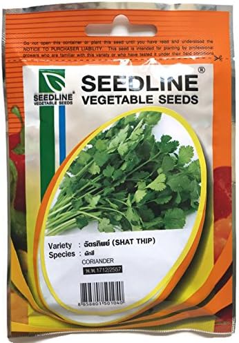 Coriander Seeds - Variety: Shat Thip, Good Smell Vegetable and Herb (1 Pack, 750 seeds)