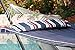 Smart Living 51325-RNVY Santorini Reversible Double Hammock, Navy, Reversible Design Allows Plain or Stripe Design to be Displayed, 450-Pound Capacity