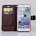iPhone 6S Plus Case, [5.5 inch]Towallmark Magnetic Wallet Flip With Card Slots Floral Leather Case