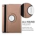kwmobile Rotating Case Compatible with Asus ZenPad 10 (Z300) - Case PU Leather Tablet Cover with Stand - Rose Gold