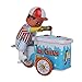 MagiDeal Iron Sheet Wind-Up Ice Cream Trolly Vendor Clockwork Tin Toy