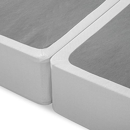 ZINUS No Assembly Metal Box Spring / 9 Inch White Mattress Foundation