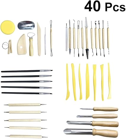 smoothing plasticine clay