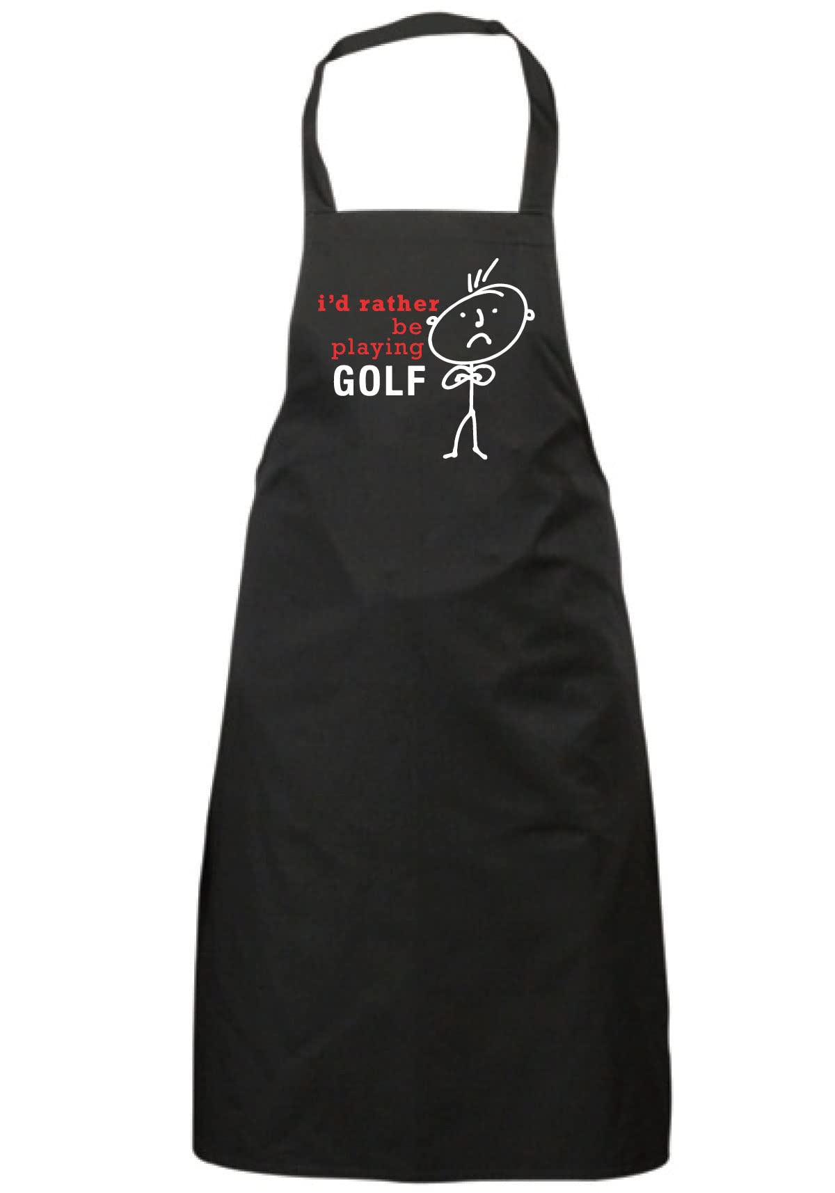 60 Second Makeover Limited Men's I'd Rather Be Playing Golf Apron Golf Gifts For Men Aprons For Cooking BBQ Gifts For Golfers Golfing Accessories Present Father's Day