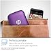 HP Sprocket Portable Photo Printer, Print Social Media Photos on 2x3 Sticky-Backed Paper - Purple (Z9L25A)
