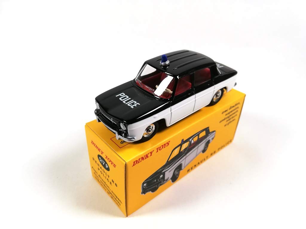 OPO 10 - DeAgostini Renault 8 Protoype Police R8 - miniature car DINKY TOYS 517P
