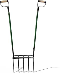 agroforja Horca de Doble Mango estándar: Amazon.es: Jardín