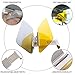 Yizen Extender Anti Glare Anti Dazzle Universal - Car Visor，2 in 1 Anti Dazzle Car Sun Visor for Night and Day, Universal Visor Extender for Eyesight Protecting，Sun Blocker Car Goggle with Car Cleanin