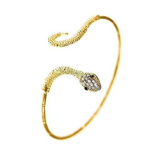 Women's Gold Snake Bracelet Amazon.co.uk Jewellery