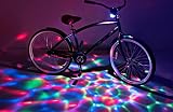 Brightz BoomBrightz Blinking Rechargeable LED Bicycle Accessory with Bluetooth Speaker, Red/Green/Blue
