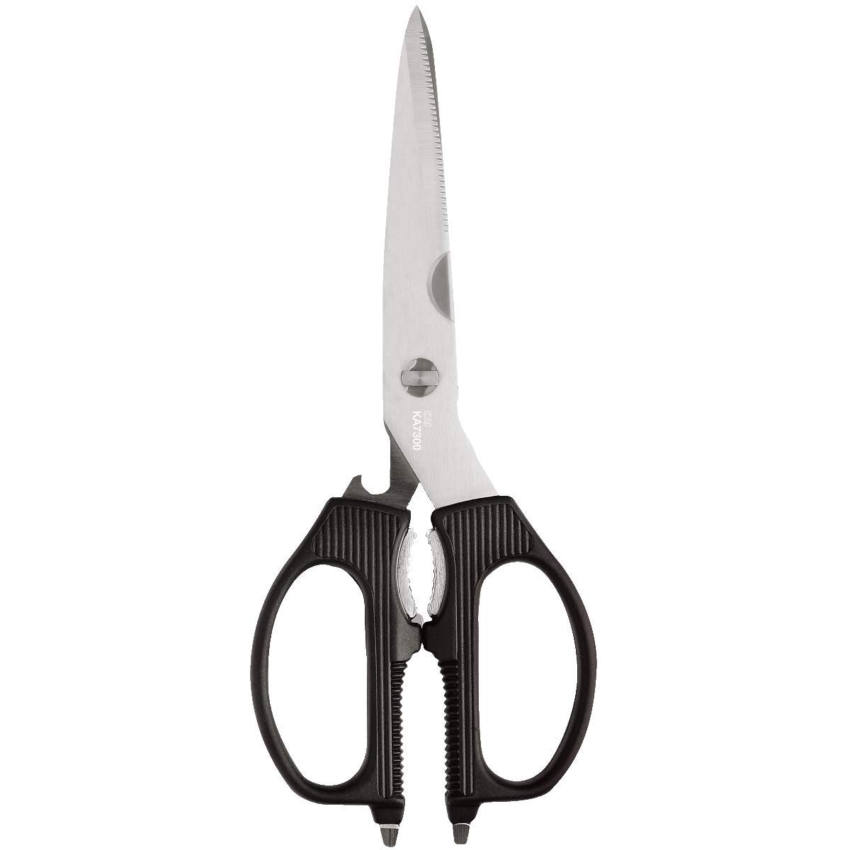 Kai KA7300 Multi Purpose Kitchen Shears, Japanese 420J Stainless Steel Scissors, Blade Separate for Easy Cleaning, from The Makers of Shun