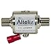 Altelix 75 Ohm Lightning Protector for Cell Phone Boosters 2G 3G 4G LTE & Satellite & Cable TV, F Female to F Female