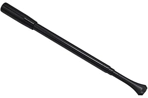 BOOW 1920's Vintage Aluminum Cigarette Holder Ladies Long Smoking Pipe Filter Roaring 20s Flapper Girl Costume Accessories (Black)