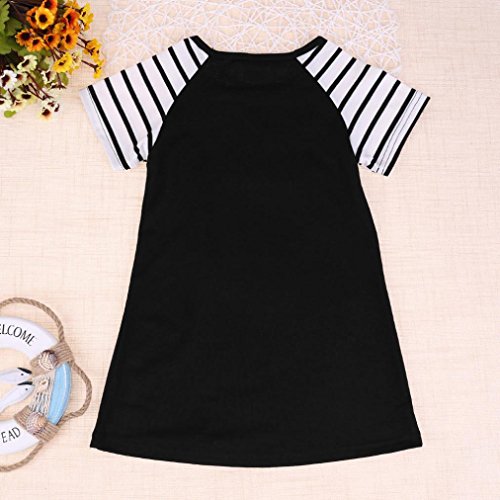 image for Honhui Clearance Sale Toddler Kids Baby Girls Short Sleeve Horse Print