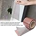 Screen Patch Repair Kit, Door Window Screen Repair Tape Fiberglass Covering Mesh Tape Waterproof Strong Adhesive Seal for Repair Holes Tears (2