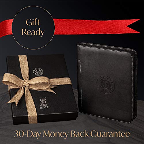 2 Portfolio+Professional+Leather+Binder+Interview