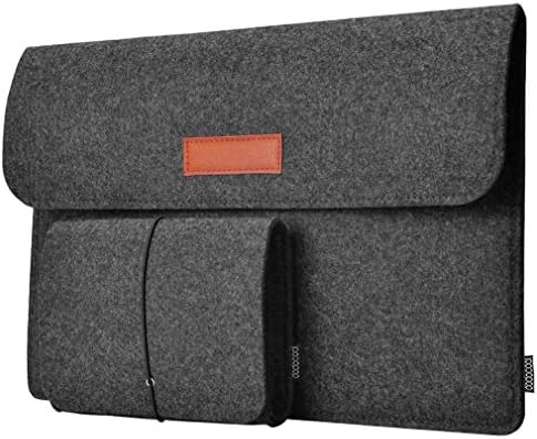 TOUTOULER Laptop Bag Pro Retina 11 12 13 Laptop Anti-Scratch Cover Book 13.3 Inch Black 12"