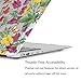 GMYLE MacBook Air 13 Inch Case A1466 A1369 Old Version 2010 2017, Hard Shell Plastic Clear Crystal Glossy Snap On Cover (Tropical Flowers & Butterfly)