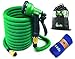 Flexible Garden Hose Set-Gada 100 FT Heavy Duty Double Latex Core Expandable Water Hose-Including A 8 Function Sprayer Nozzle, 3/4 USA Standard Connector-1 Year Warranty (Green)