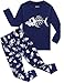Boys Pajamas Shark Little Kid Long Set 100% Cotton Sleepwear Toddler Pjs